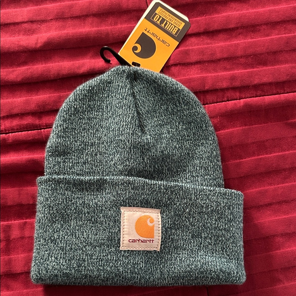 Carhartt Green / Gray Knit Beanie